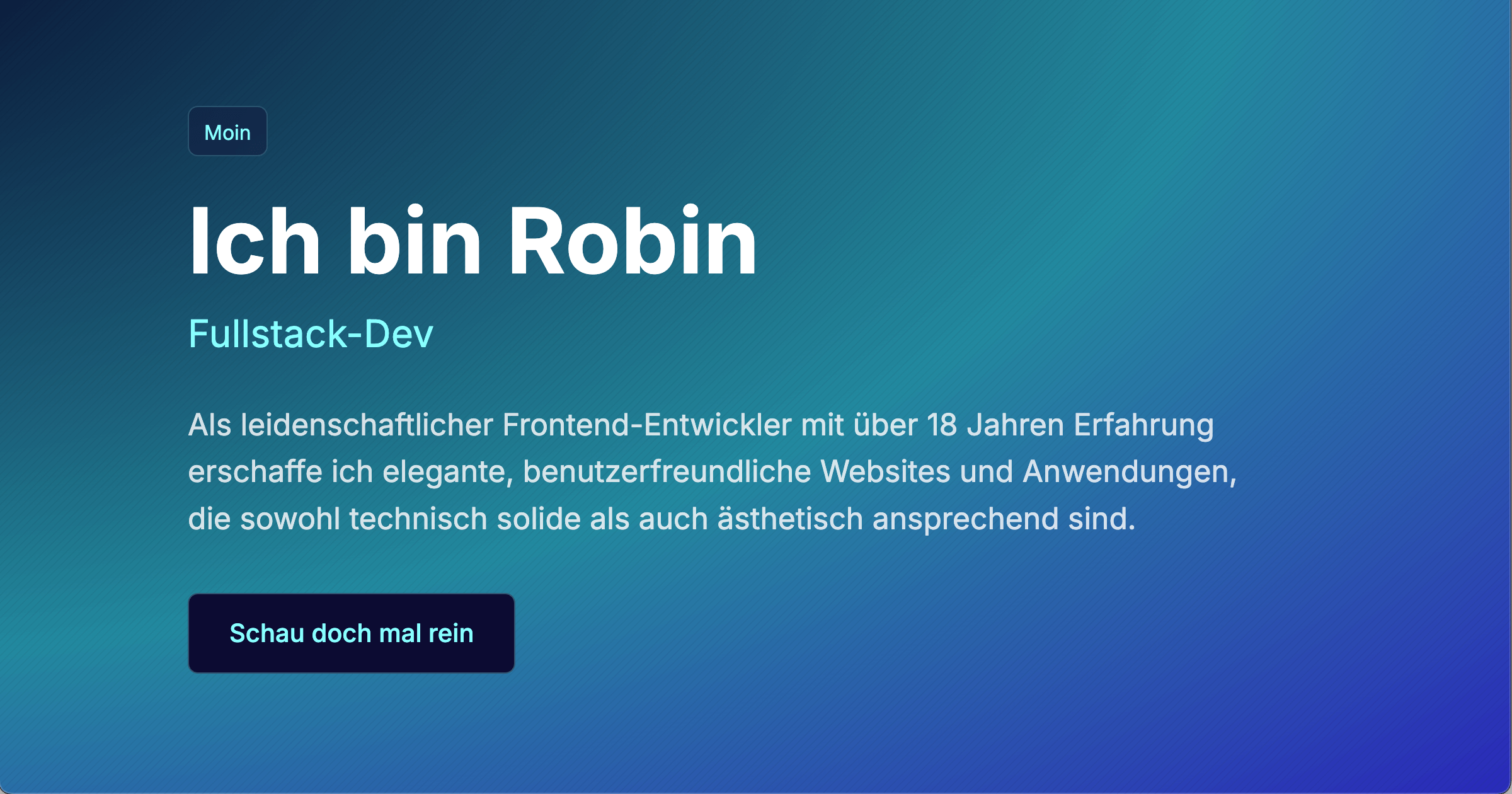 Robin Wichmann | Full Stack Developer